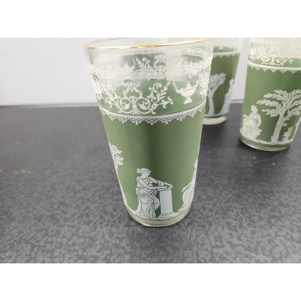 Set of 4 Vintage Wedgwood Jasperware Jeanette Green Hellenic 5